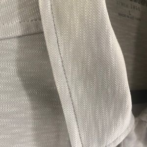 Gray button down polo shirt